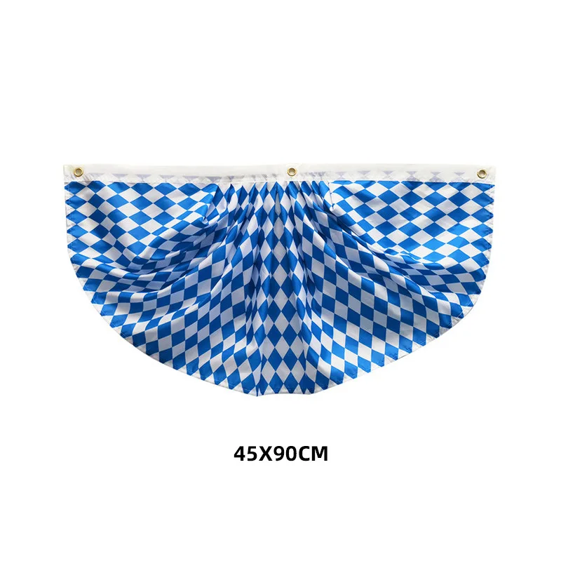 Flagicts 100% Polyester Munich, Germany Oktoberfest Half circle Fans Flags