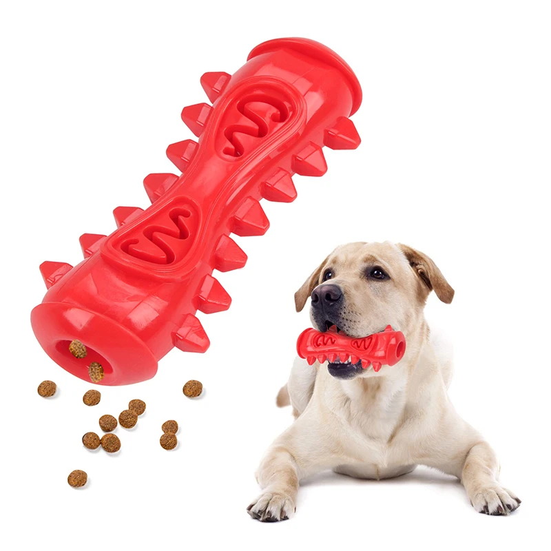 

Bite-resistant Safe TPR Dog Chew Sticks Toy Bones Shaped Teeth Grinding Cleaning Leaking Food Sticksf for Dogs Puppy Essentials