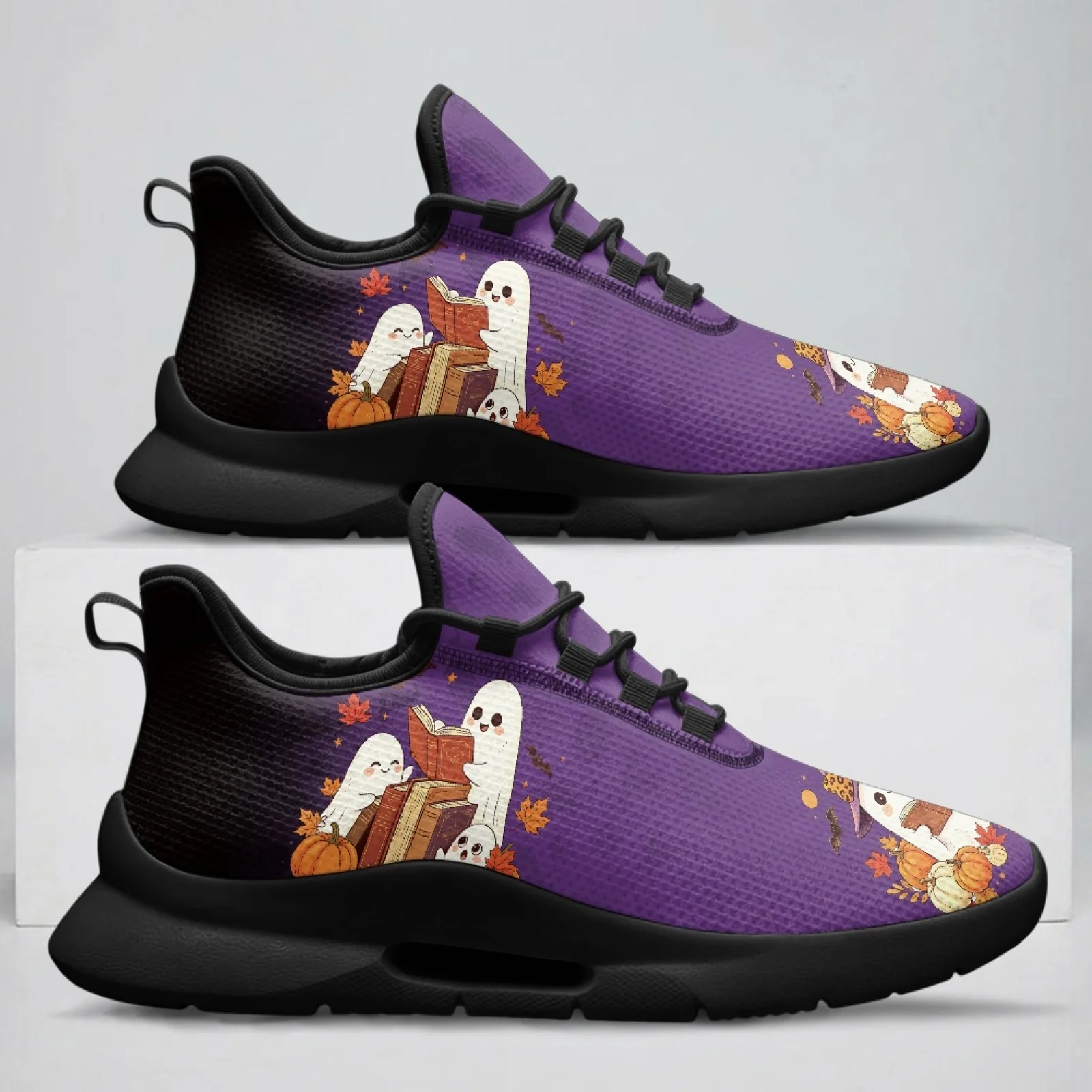 PENSTROLL Ghost Pumpkin Casual Mens Running Shoes for Unisex Outdoor Business, Classic Mens Sneakers