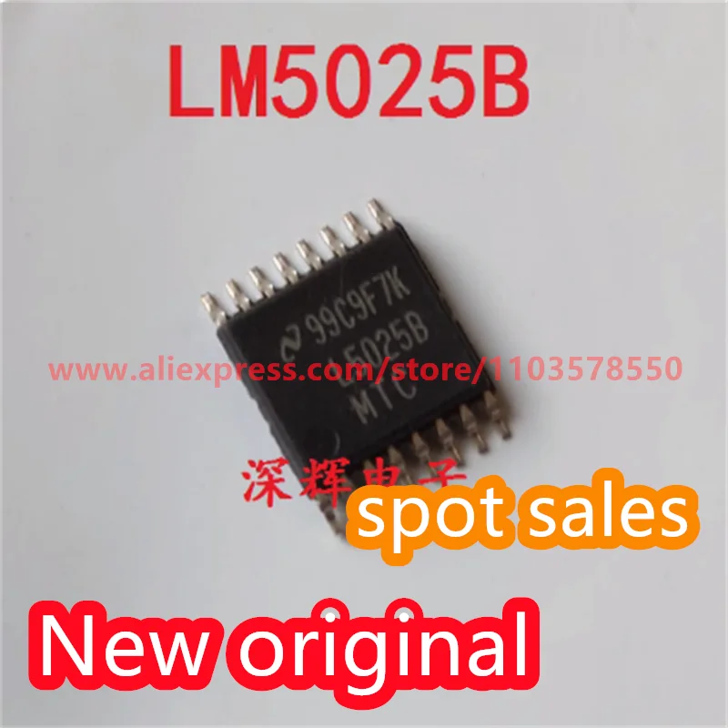 10PCS  LM5025BMTC L5025B package TSSOP-16 switch controller chip LM5025AMTC L5025A brand new original LM5025CMTC L5025C