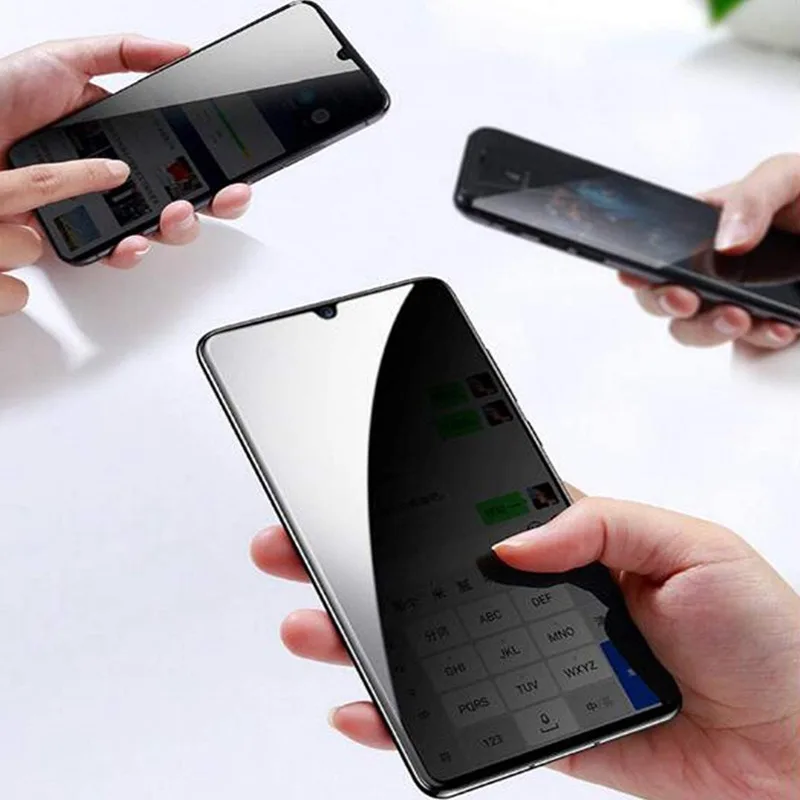Privacy Tempered Glass For Samsung Galaxy A50 A10 A70 A71 A80 A90 5G Anti-Spy Glass For Samsung M10 M20 Screen Protectors