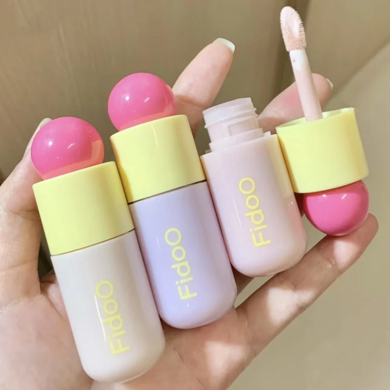 Fidoo-bálsamo líquido corrector iluminador, Original y genuino, oculta las imperfecciones faciales, marcas de acné, ojeras, maquillaje de belleza