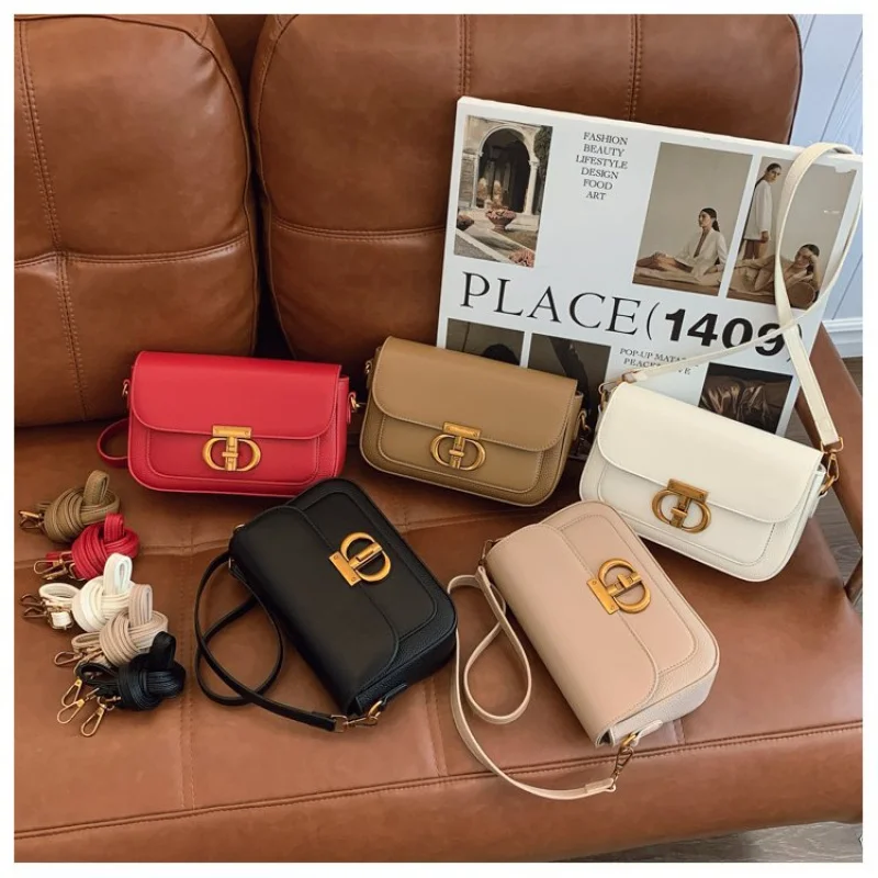

Классическая элегантная женская кожаная сумка, роскошная сумка через плечо с ремешком через плечо, известная дизайнерская сумка-мессенджер