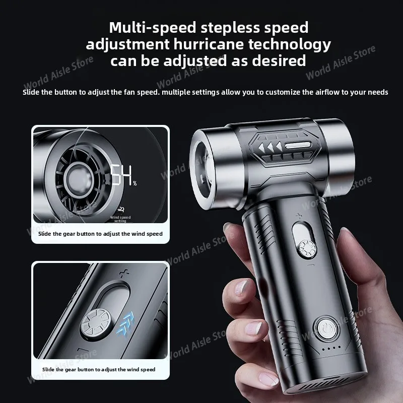 Violent Turbofan, High-speed Booster Hurricane Turbofan, Mini Camping, Outdoor Handheld Violent Fan