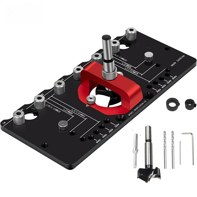 

35Mm Hinge Punching Positioner Handle Punching Drawer Clothing Cabinet Door Panel Hinge Drilling Positioning Installation Tool
