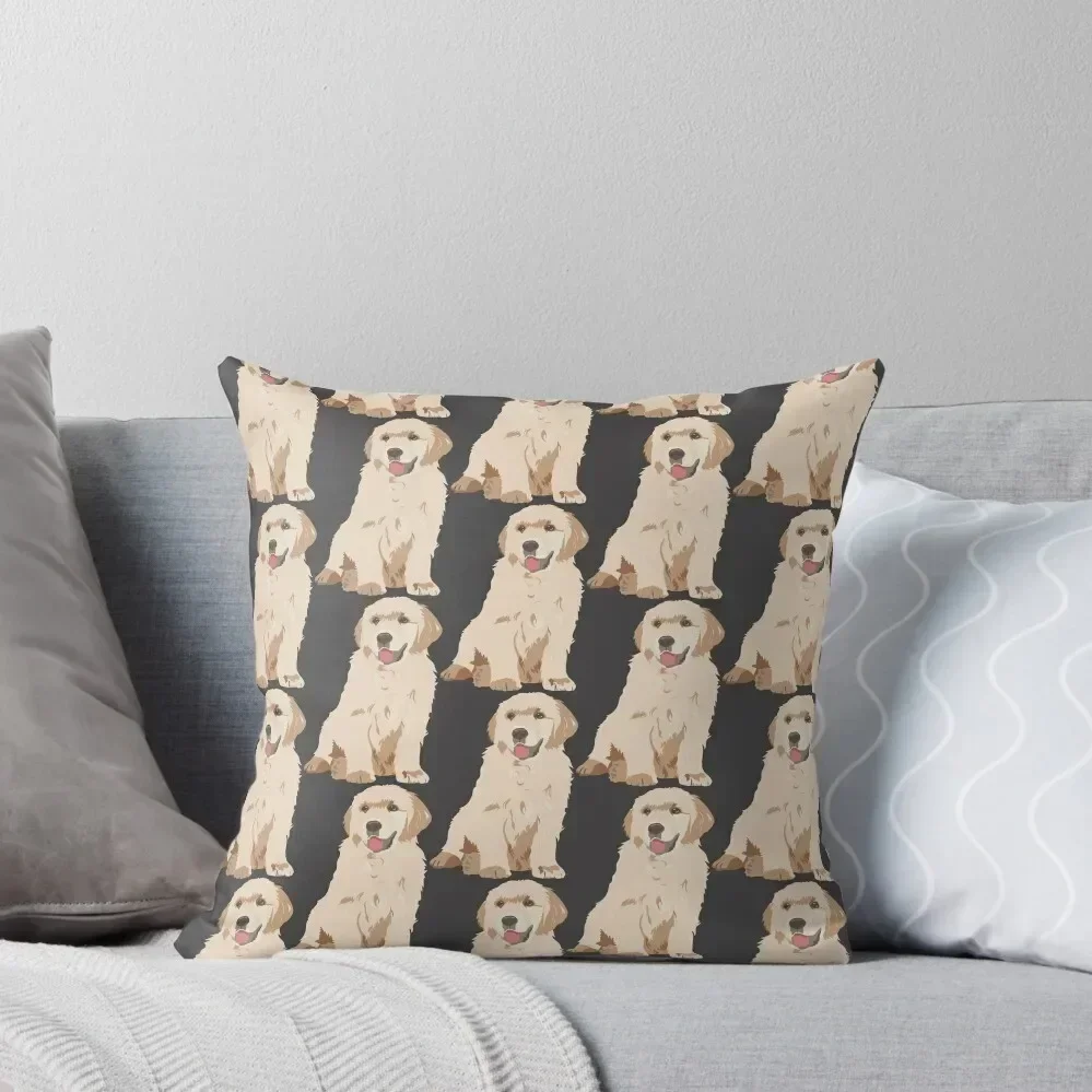 

Golden Retriever Puppy Throw Pillow New year Cushion Cover Luxury Christmas Covers For Cushions autumn pillowcase pillow