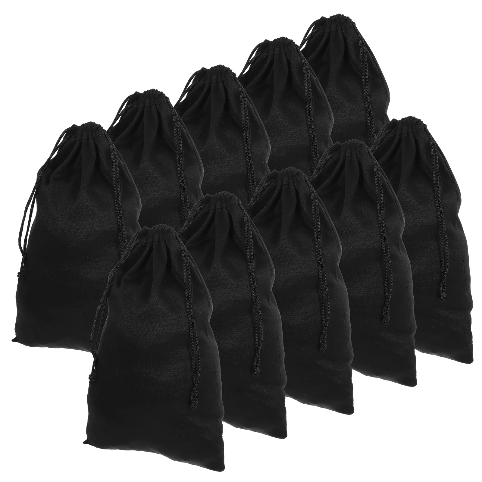 10 pezzi occhiali da sci maschera tascabile con coulisse custodia per occhiali custodia per occhiali occhiali da sole borsa in flanella uomo