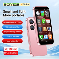 SOYES XS18 Pro 3.0in 2GB RAM 16GB ROM Android9.0 Mini Smartphone With Facial Recognition Dual SIM Standby 3G Network Small Phone