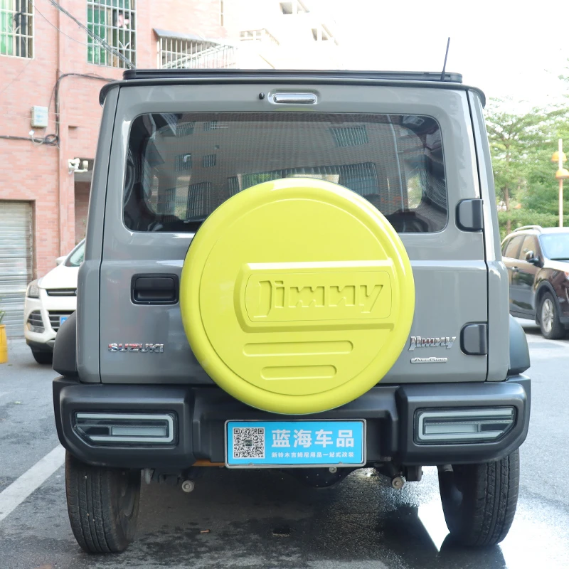 Spare Wheel Tire Cover For Suzuki Jimny JB64 JB74 2019-2023 High Quality Tortoise Shell Decorative Exteriors Refits Accessories