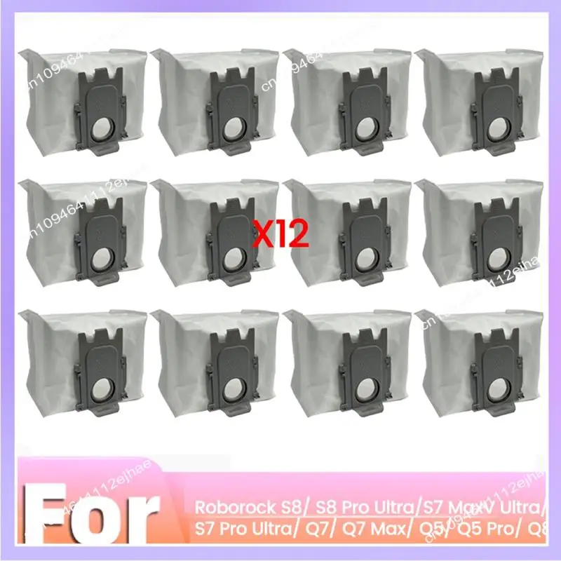 Bolsas de polvo N83R para Roborock S8 Series, Q Series y S7 Maxv Ultra, accesorios para aspiradoras