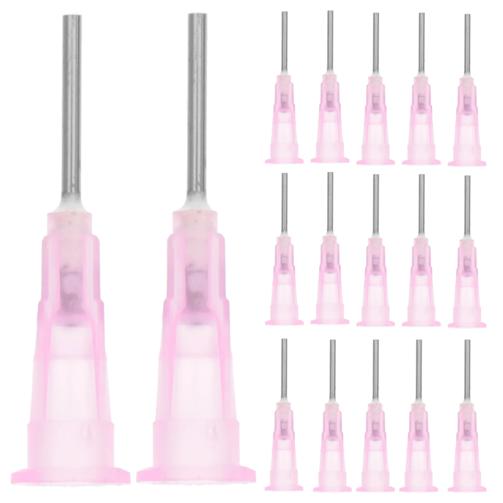 

100 Pcs Dispensing Needle Industrial Needles Tip Assortment Precision Mini for Industry Stainless Steel Glue Tips