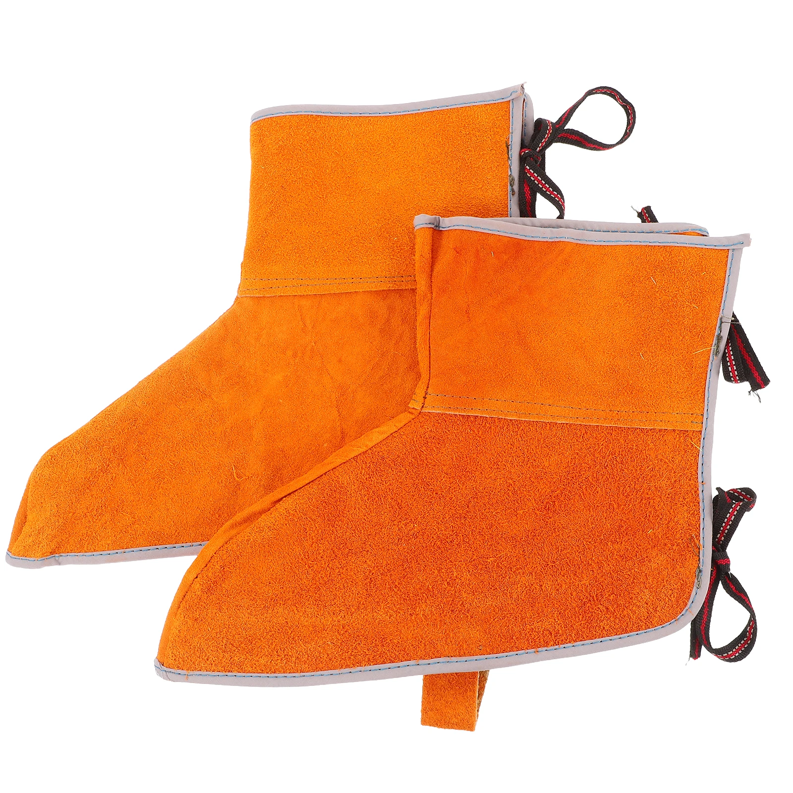 

Welding Worker Foot Cover Cowhide Heat Resistant Flame Proof Shoelace Protector Durable Welder Supplies Accessories
