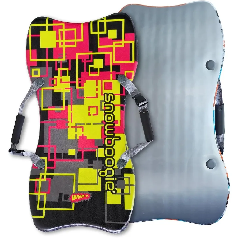 

36'' Snowboogie, Single Rider Winter Snow Sleds, Toboggan Sled with Side Handles for Winter Outdoor Sports Activities