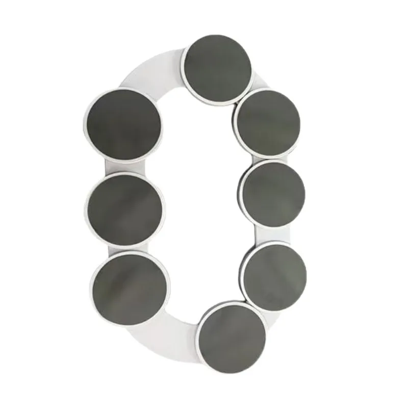 6 Discs Household Rotating Dining Table Turntable Long Special Dining Plate Tray Small Manual for Kitchen Home