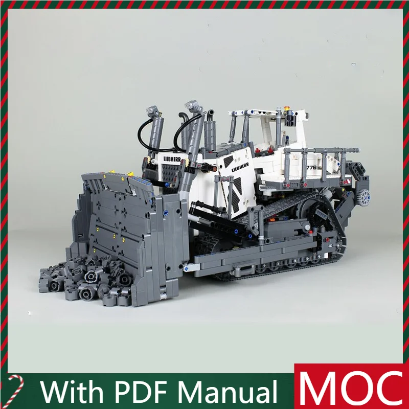 

Строительный блок серии City Engineering 2926, детали PR776, набор моделей бульдозера, детская развивающая игрушка для самостоятельной сборки, Рождественский подарок