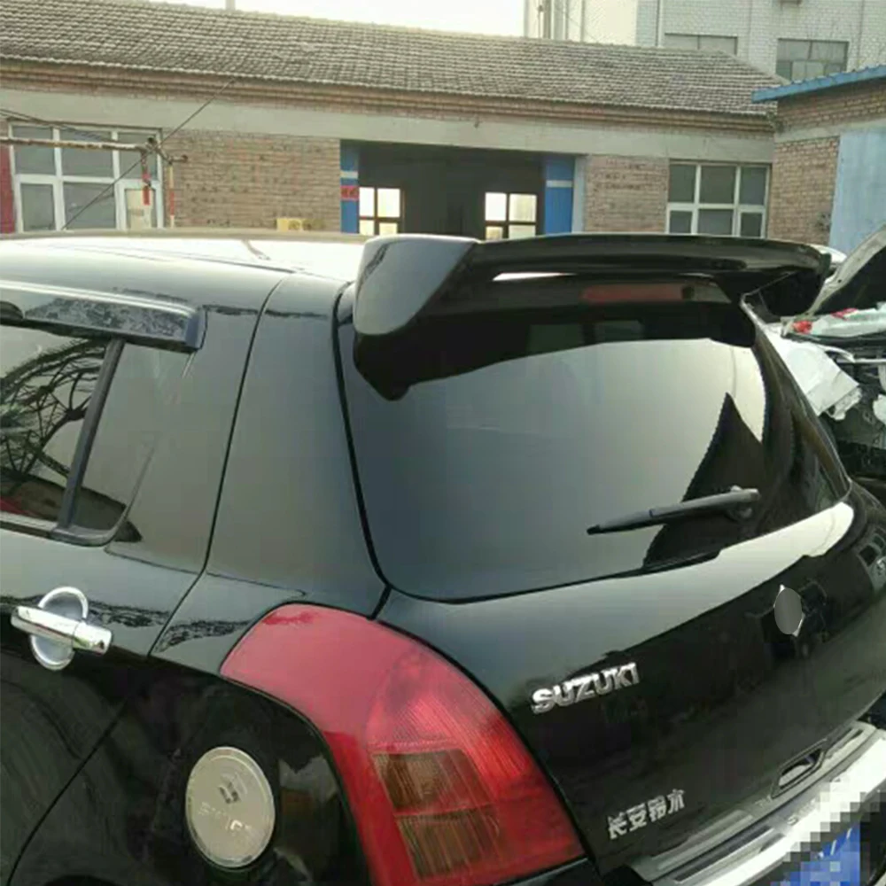 For Suzuki Swift Alto Hatchback Universal Fit Rear Roof Trunk Lid Car Spoiler Duck Tail Lip Wings Exterior Tuning Accessories