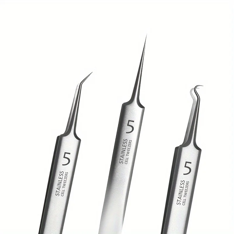 Clear Skin Stainless Steel Tweezers - Acne & Blackhead Removal, Hypoallergenic, For All Skin Types