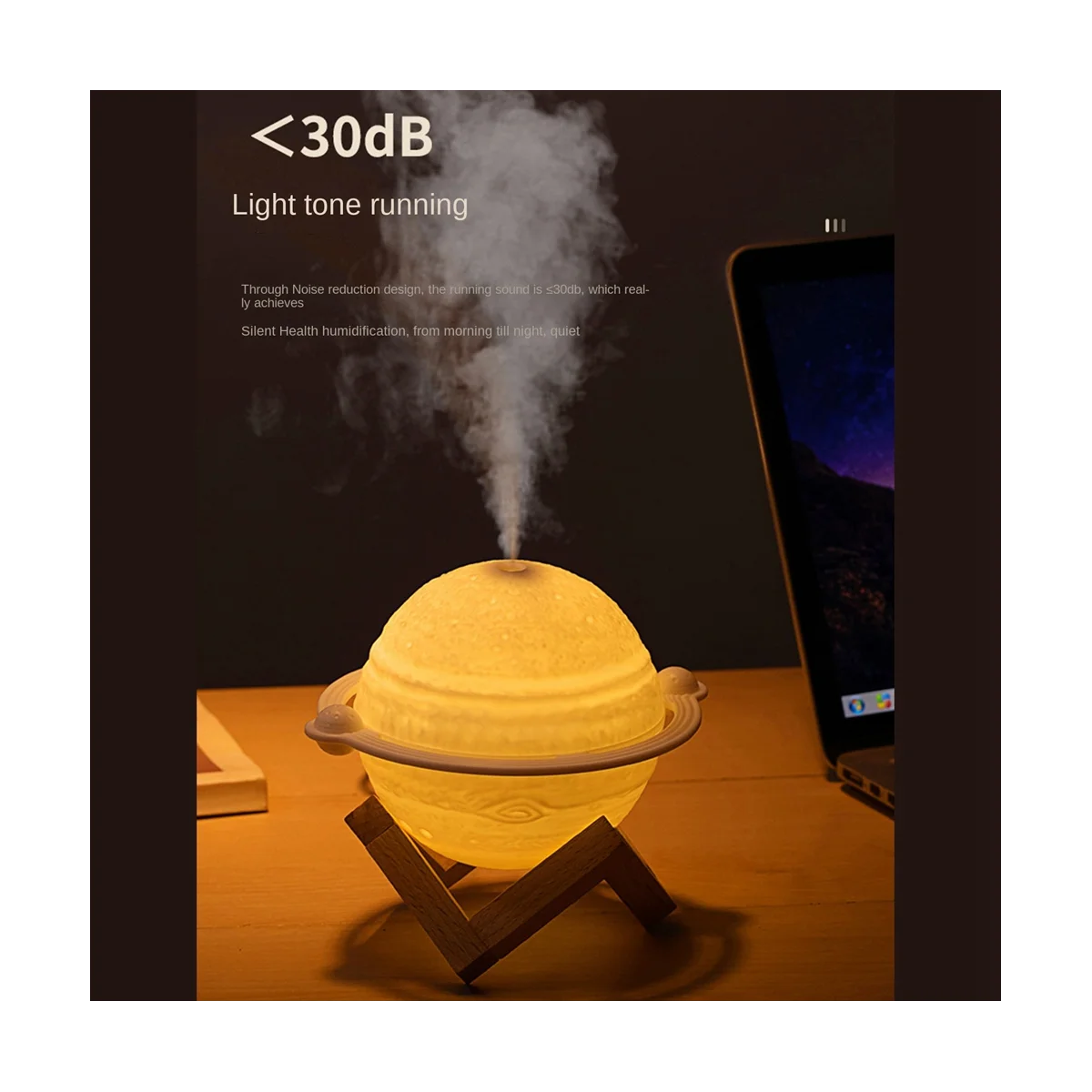 

humidifier 200Ml Jupiter Planet Moon Air Purification Humidifier Plugged in for Use