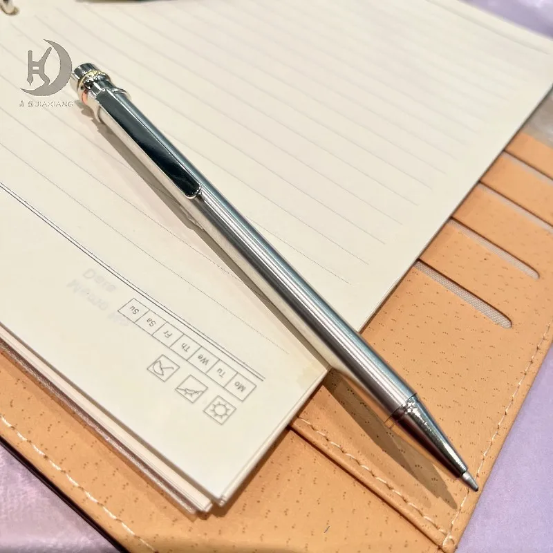 1 Stück 058 High-End-Kugelschreiber für Schulbüro, 2 Farben, glatter Executive-Stift, perfekt für Schüler, Lehrer, schöne Geschenke – Detail 7
