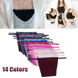 1 Stuks Vrouwen Modal Bandeau Top Solide Ademende Strapless Bh Insert Cover Bescheiden Paneel Naadloze Vrouwen Casual Tank Tube Tops