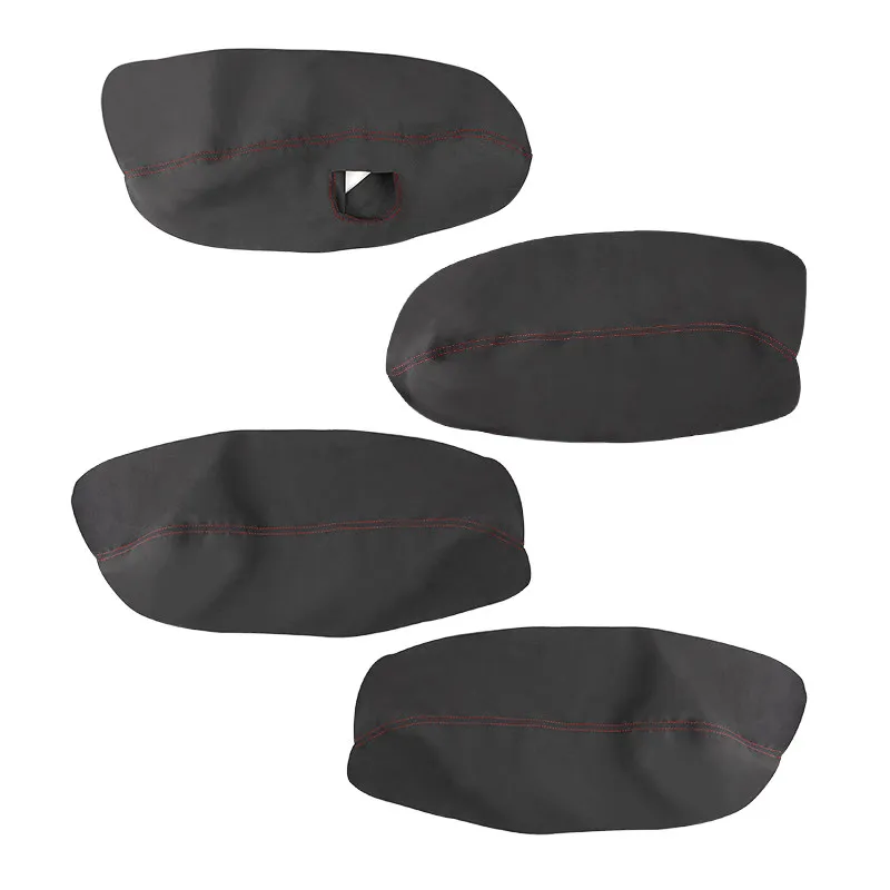 Suede Leather red line Car Accessories Door Panel Armrest Cover Trim For VW Passat B5 1998 1999 2000 2001 2002 2003 2004 2005