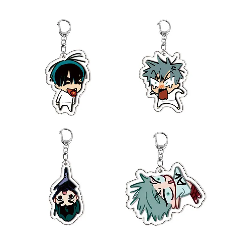 Anime MiziSua IvanTill LucaHyuna Cosplay Keychain Accessories Cartoon Pendant Christmas Gift