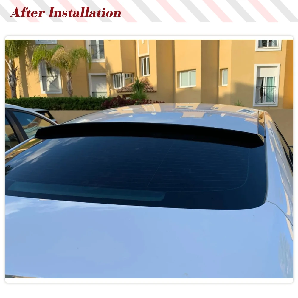 Carbon Fiber Roof Window Extention Spoiler for Mercedes-Benz E Class C238 E200 E400 E500 Coupe 2017 2018 Rear Roof Wing Spoiler