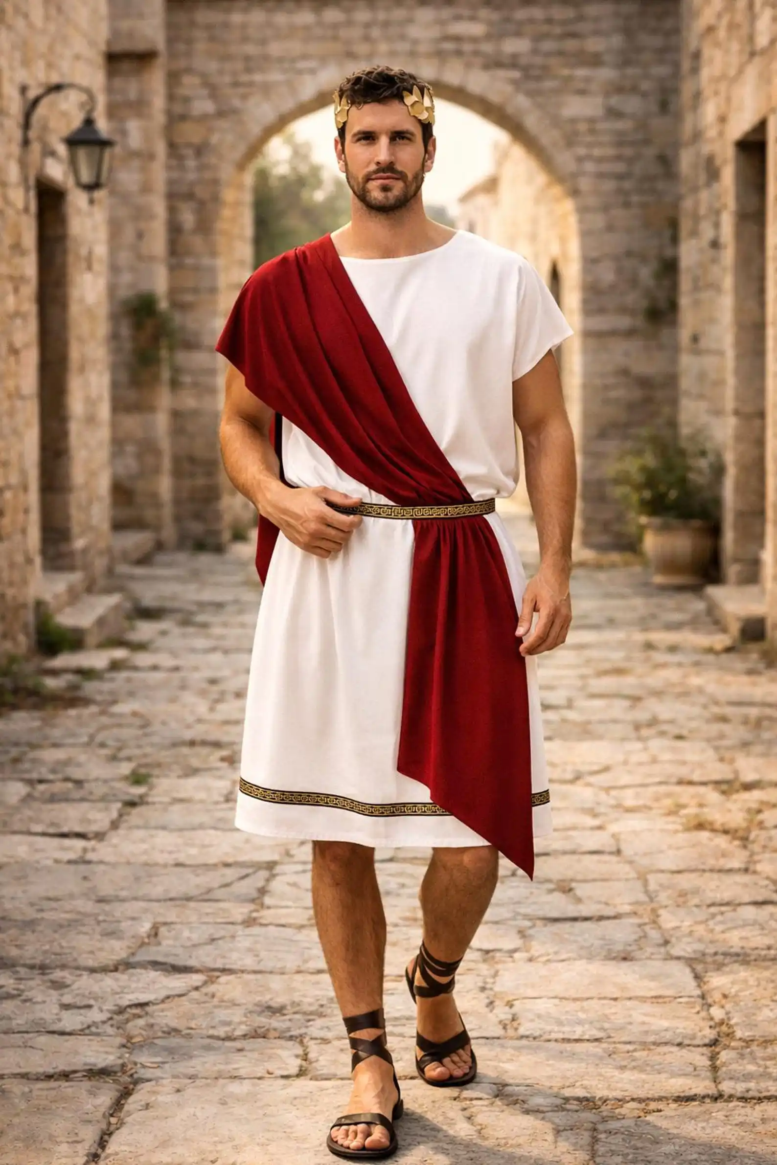 Medieval Men Women Roman Gladiator Costume Adult Ancient Greek Cosplay Halloween Roman Warrior Solider Fancy Dress Carnival