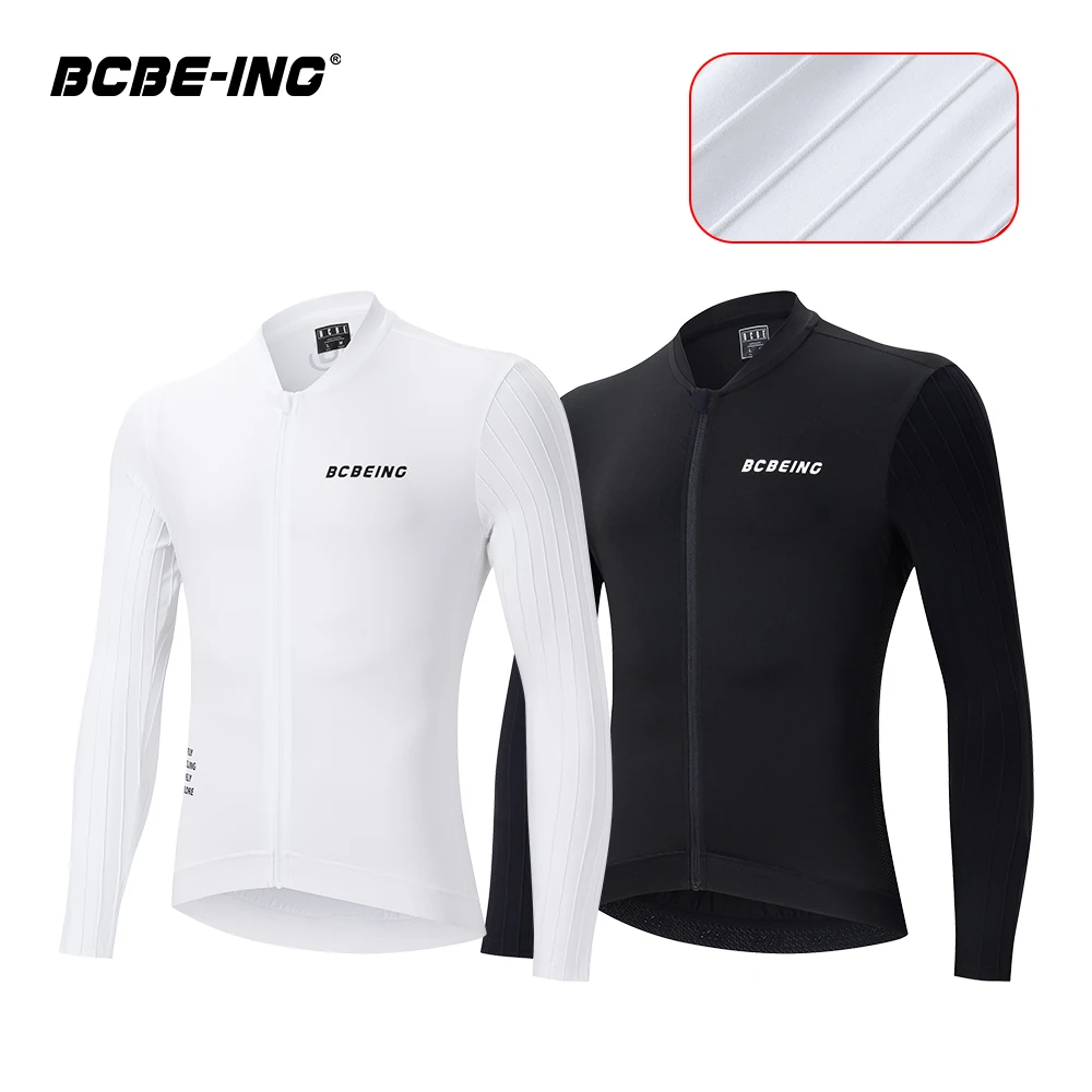 BCBE-ING Aero Cycling Jersey Long Sleeve Breathable Quick Dry Reduce Resistance Cycling Clothing PRO Level Cycling Maillot
