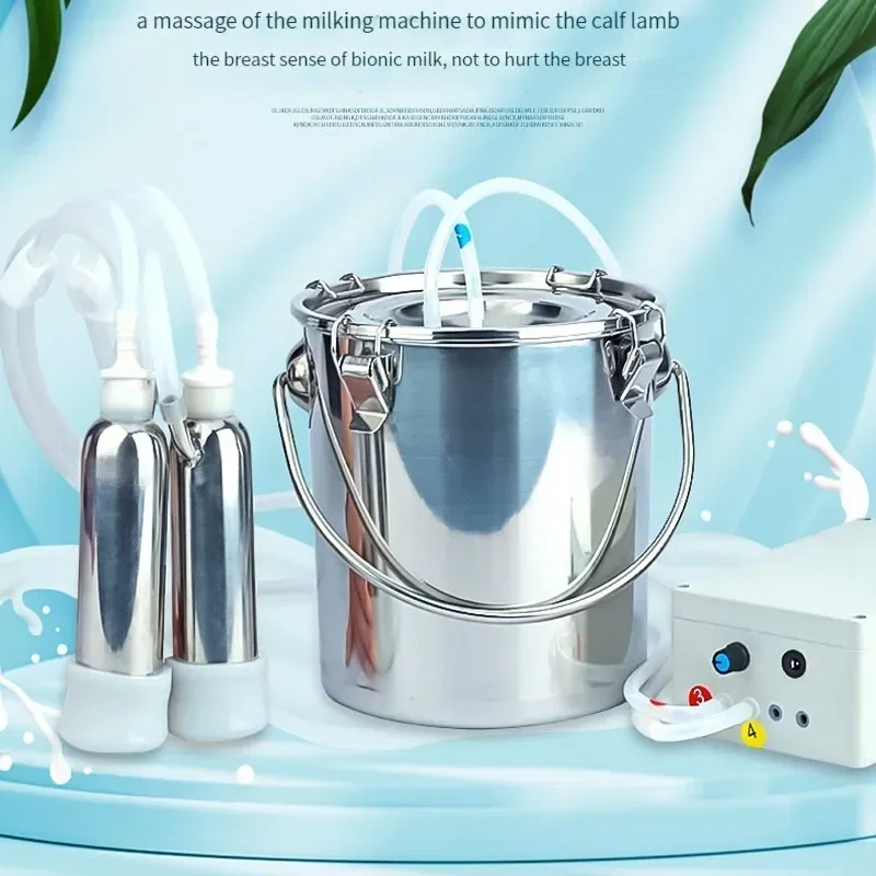 Electric Milking Machine for Cattle and Sheep Adjustable Speed Milking Machine for Pulse Artery