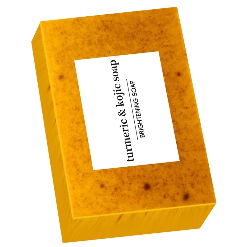 สบู่ขมิ้นสำหรับใบหน้าและผิวกายจุดด่างดำRemover Dark Marks Skin Face Body Cleanser HandmadeสำหรับชายหญิงDropshipping