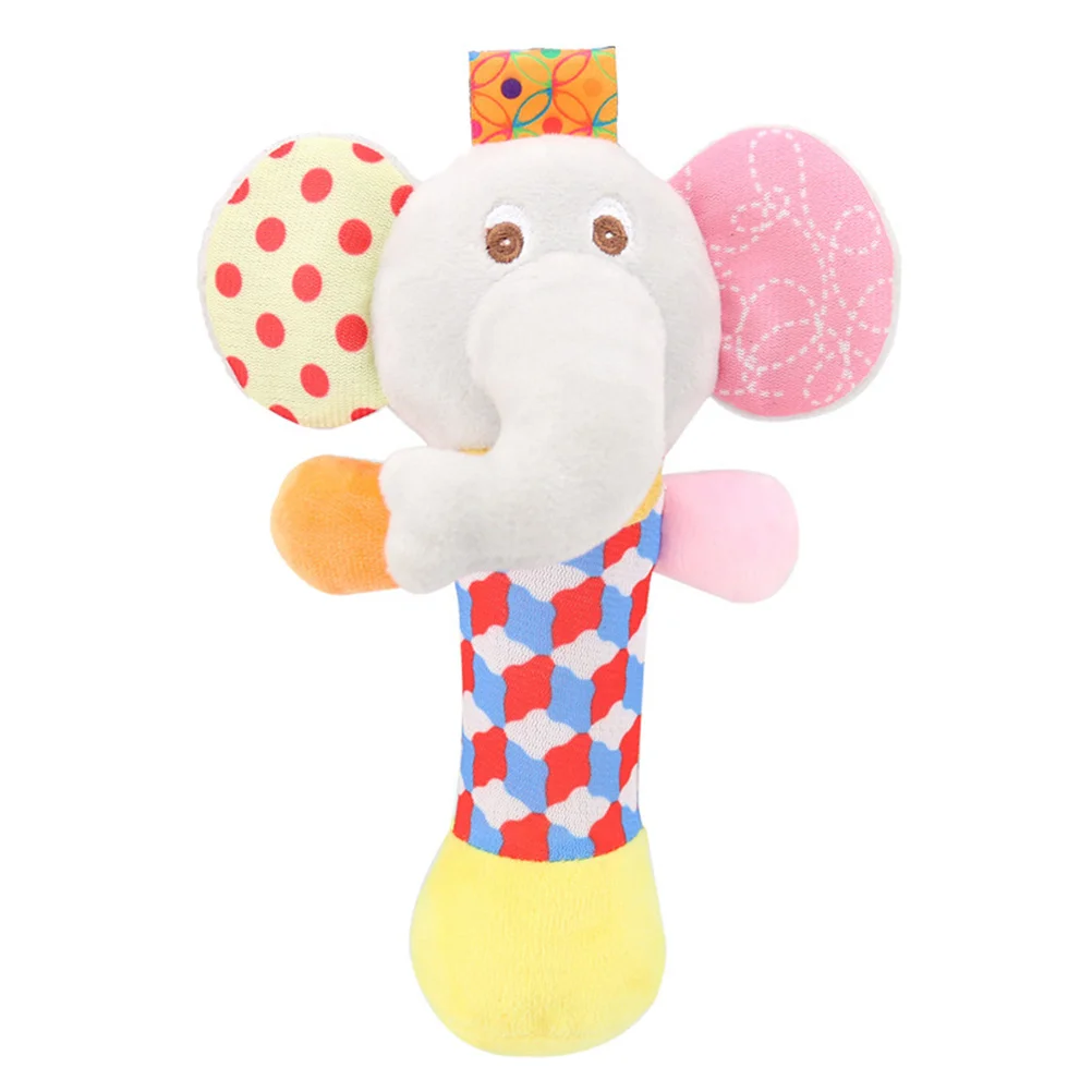 1 stks Baby Hand Jingle Bell Cartoon Dierlijke Vorm Lichtgewicht Rammelaar voor Baby Auditieve Ontwikkeling Vroeg Leren Educatief