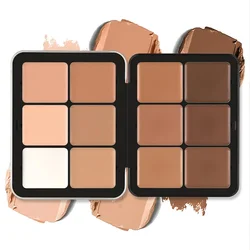 16 Colors Creamy Blush Palette Matte Blush Cream Cover Long Lasting Rouge Cream Blusher Concealer All-in-One Makeup Palette