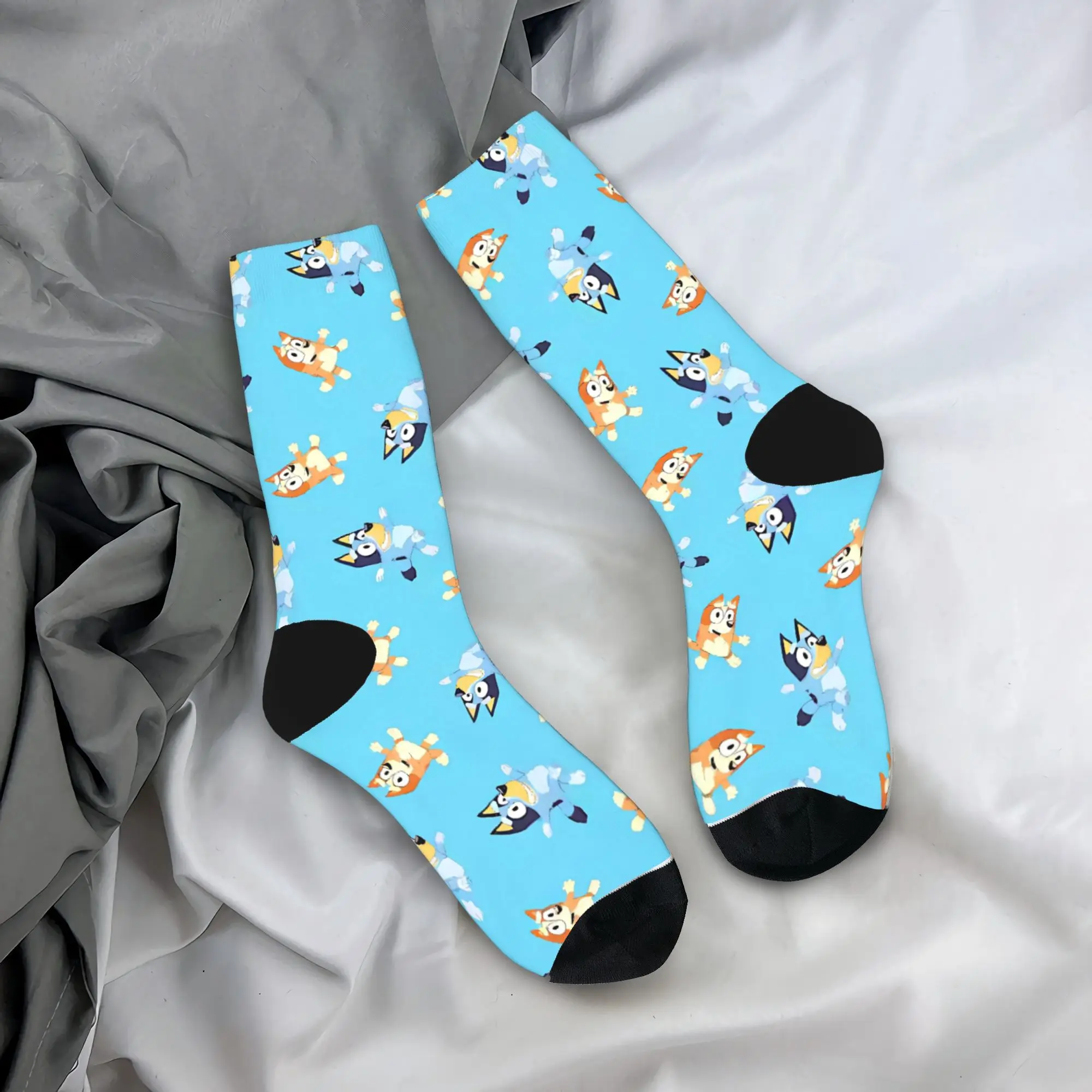 

Blueyeds Stockings Men Socks Medium Soft Modern Socks Winter Climbing Non Slip Pattern Socks Birthday Present