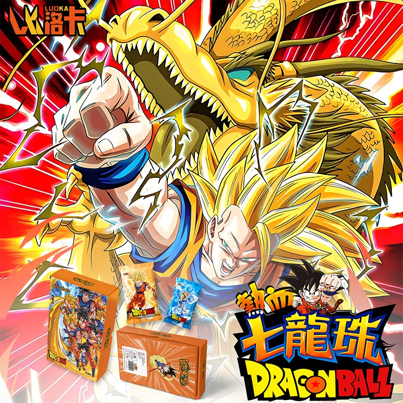 Dragon Ball Card Deluxe Edition Son Goku Vegeta Cold Ironing Color-changing Process Anime Collection Card Toy Gifts