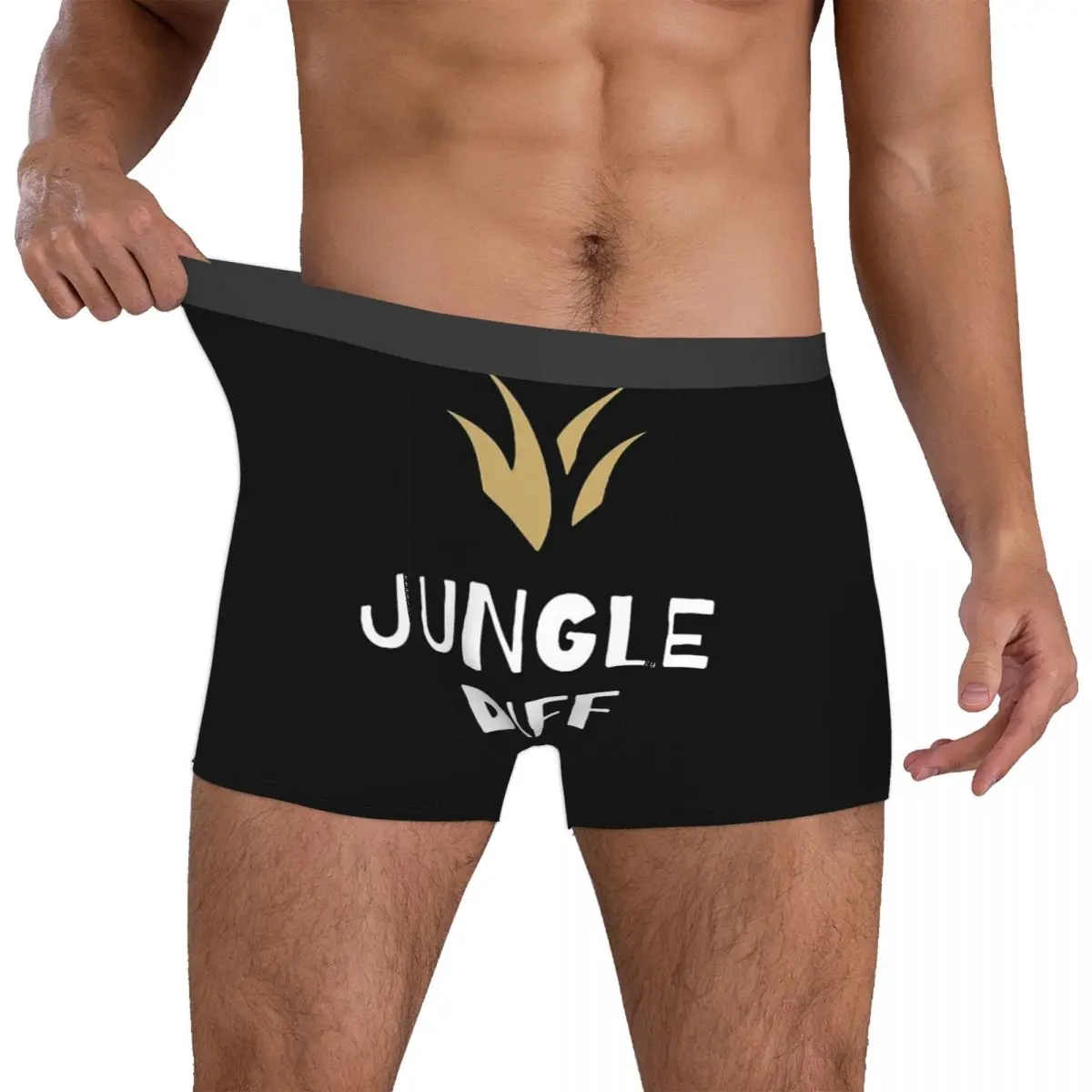 Jungle Diff Men Boxer Briefs Underwear League of Legends Game Highly Breathable Top Quality Birthday Gifts