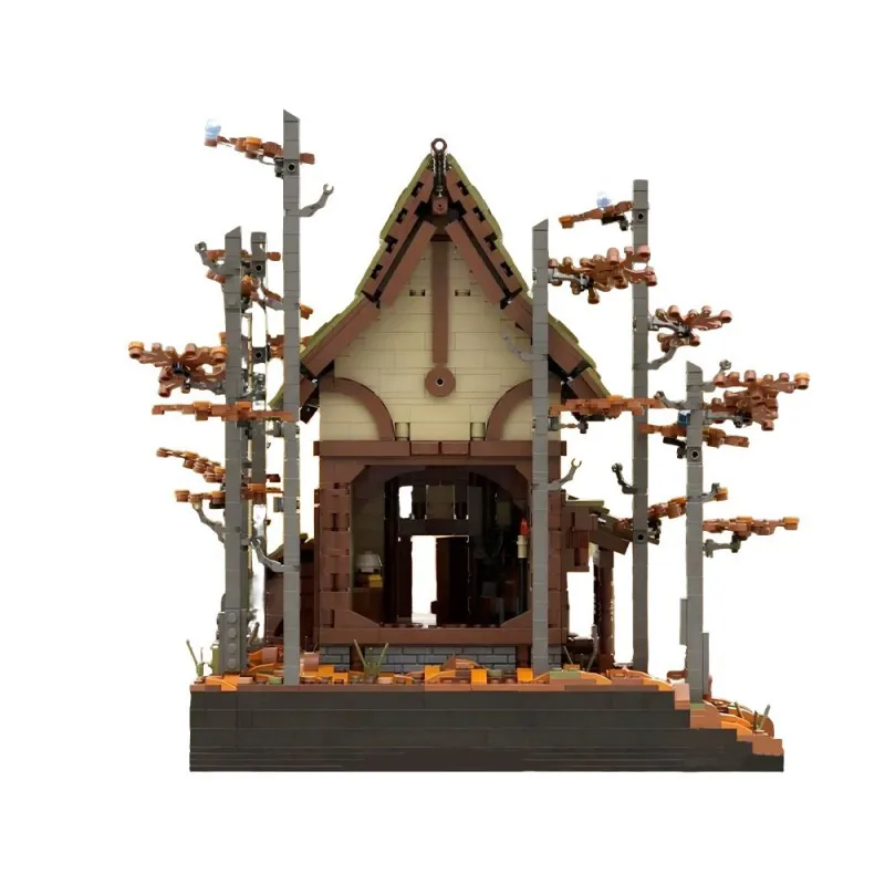MOC Medieval Miniature Building Block Model Puzzle DIY Creative Bricks Kids, Hobby Collection Gifts