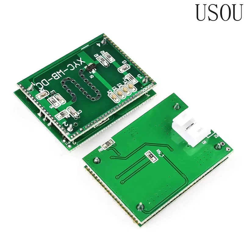 Strong Anti-jamming! 5.8GHZ Microwave Radar Sensor 6-9M Smart Trigger Switch Module 3.3-20V DC for Home Control
