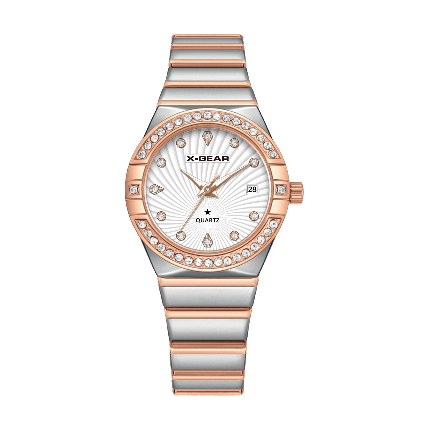 Orologio da donna alla moda – Orologio da polso da donna impermeabile in acciaio inossidabile, elegante orologio al quarzo