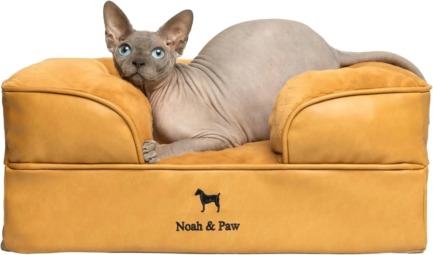

Small Dog Bed with Orthopedic Memory Foam, Cooling Gel & Waterproof Cover, 20x15x8 Inch for Indoor Pets