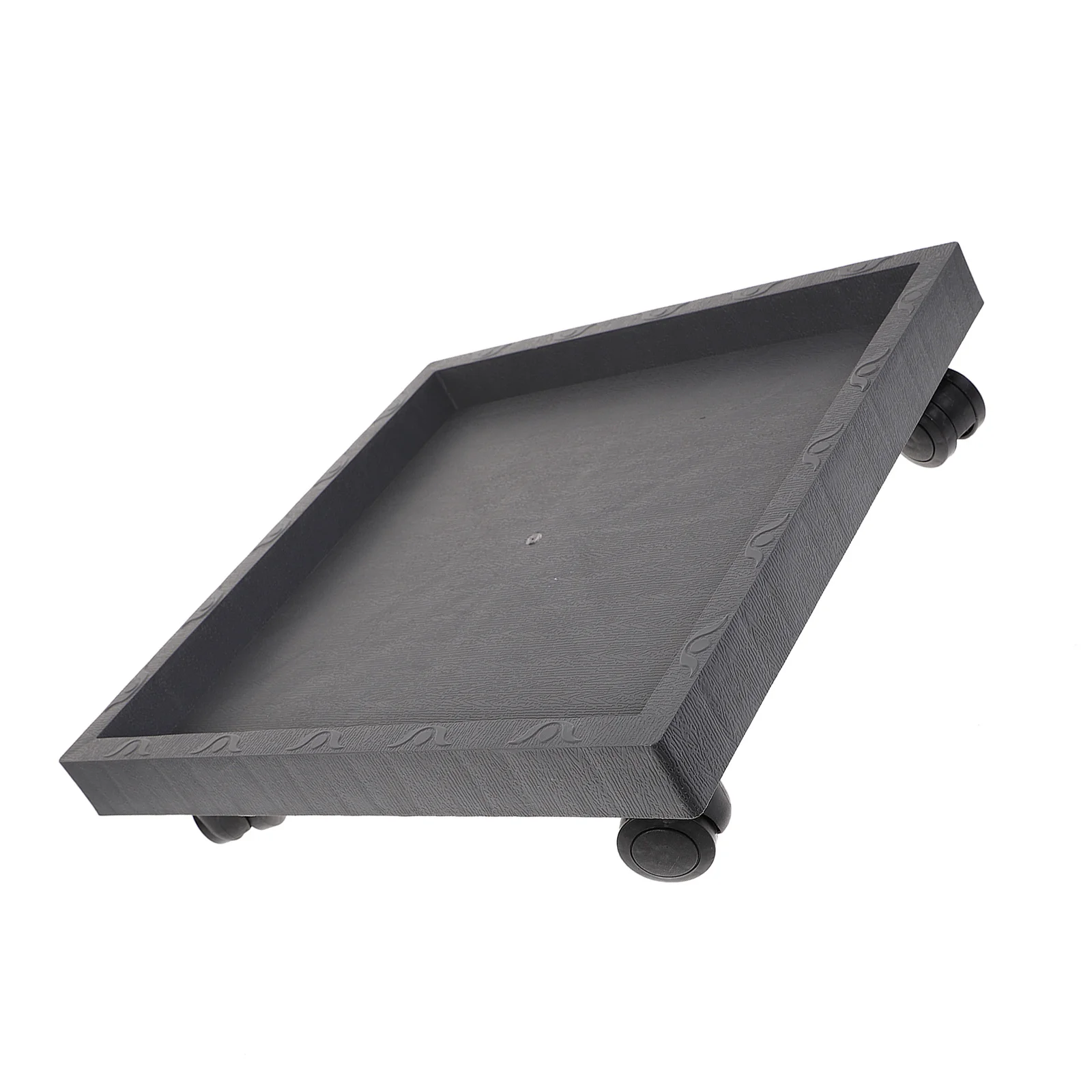 1 pièce Plateau de pot de fleurs en plastique, support roulant pour bonsaï, palette de plantation robuste, support mobile pour jardin, patio, protection du sol