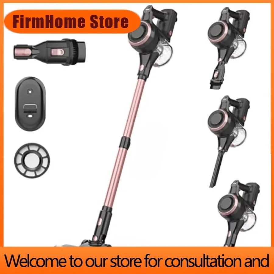 FirmHome StoreS22 Cordless Vacuum Cleaners For Home 6 In 1 Lightweight Stick Vacuum With 45KPa Powerful Suction Self-Standing Re