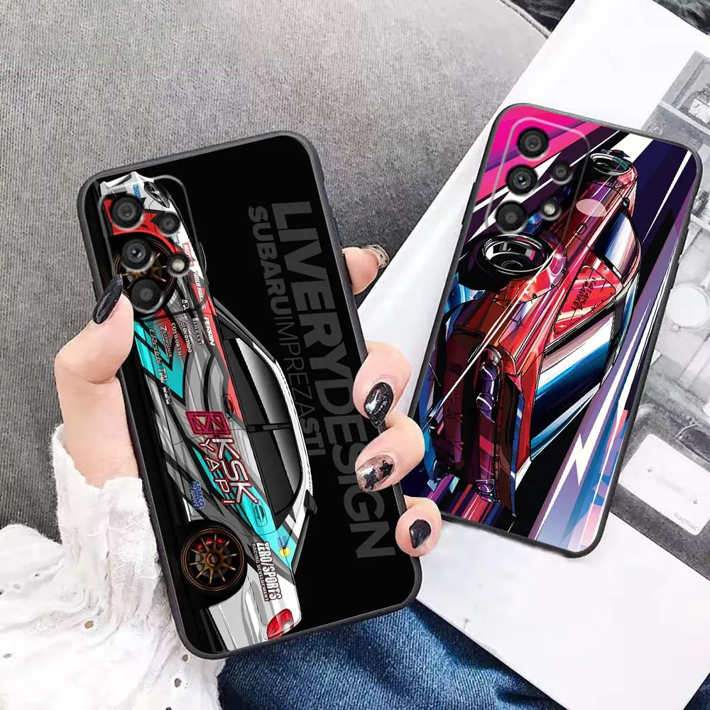 Tokyo Sports Car JDM Drift Funda Case For Samsung Galaxy A90 A80 A73 A71 A53 A52 A51 A42 A33 A32 A31 A23 A22 A21S A20S A14 Case