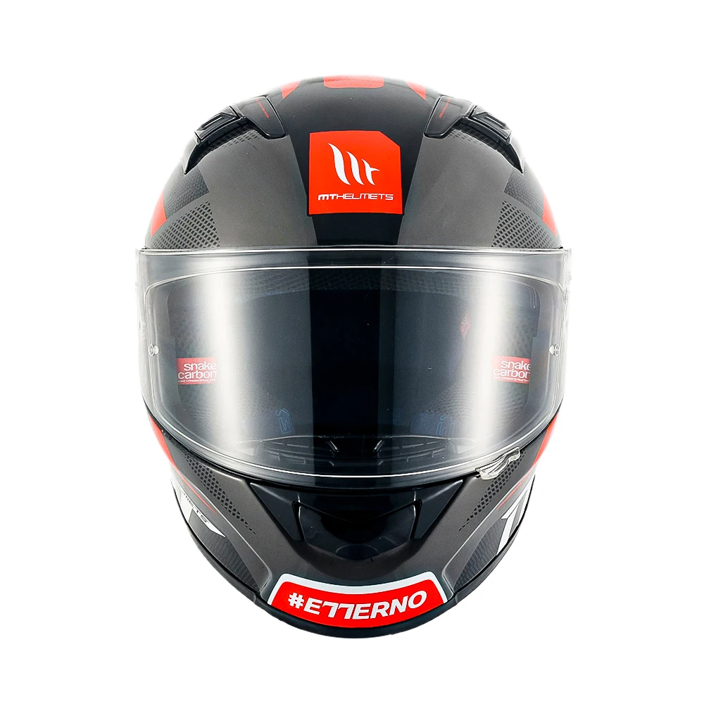 Мотоциклетный гоночный змеиный карбоновый шлем Mt, Испания Kre Classics, волокно, стекло, двойная пряжка D-образного кольца