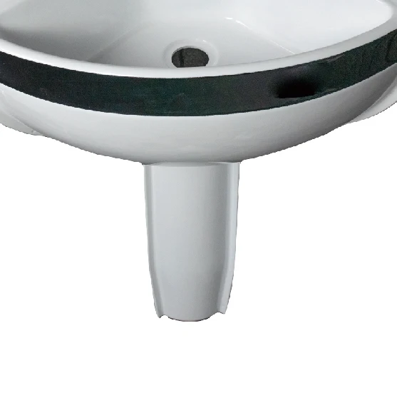 Vertical Triangle Wash Basin Acrylic RV Washing Basin White Bathroom Basin RV Sink Faucet Is Option