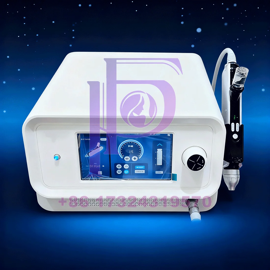 Pistola a spruzzo idro facciale 4Bar Getto di ossigeno Rimozione di punti neri Rivitalizzante della pelle Strumento di pulizia profonda per la macchina per la cura della pelle per la cura della bellezza