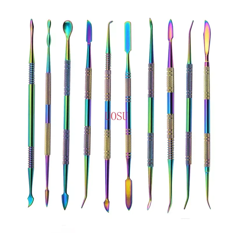 Dental Carving Plaster Knife Spatula Practical Stainless Steel Teeth Wax Dentist Tool kit Dental Instrument Tools Organizer