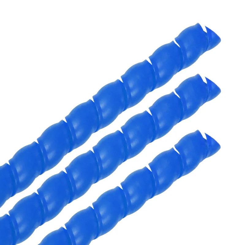 2 m lang, 8/10/12 mm Kabelschutzhülle, spiralförmig umsponnen, flexibler Draht-Organizer, Isolierhülse, Drahtwickelschutz