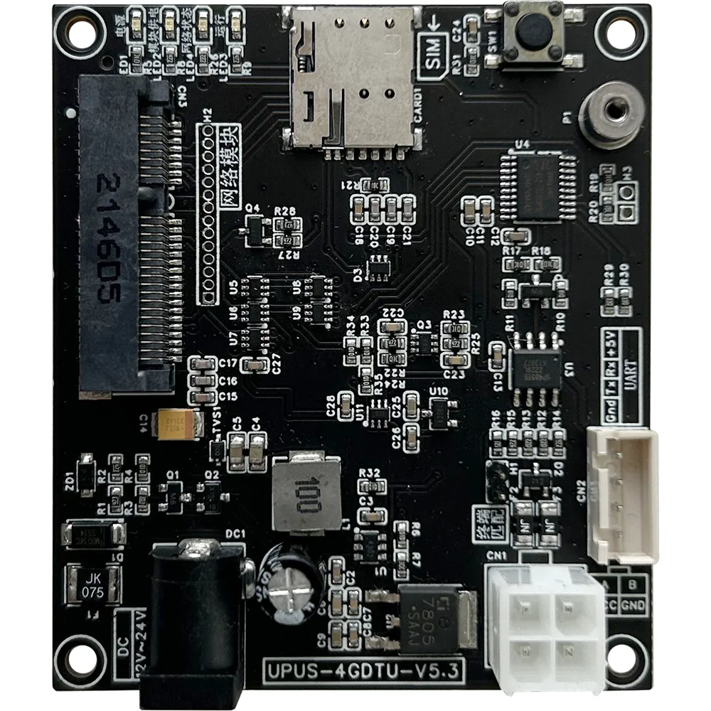 

4g dtu wireless transparent communication module transmits RS232 / 485 serial port full netcom communication