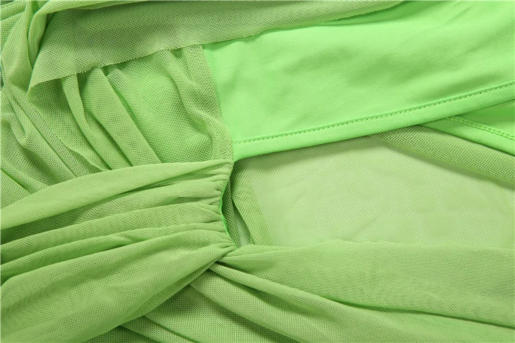 SIsterlinda Fashion 2-teiliges Set für Damen, sexy, gerüschtes, rückenfreies Crop-Top mit Swing-Kragen + Perlen-Dekoration, Miniröcke, elegante Outfits – Detail 7